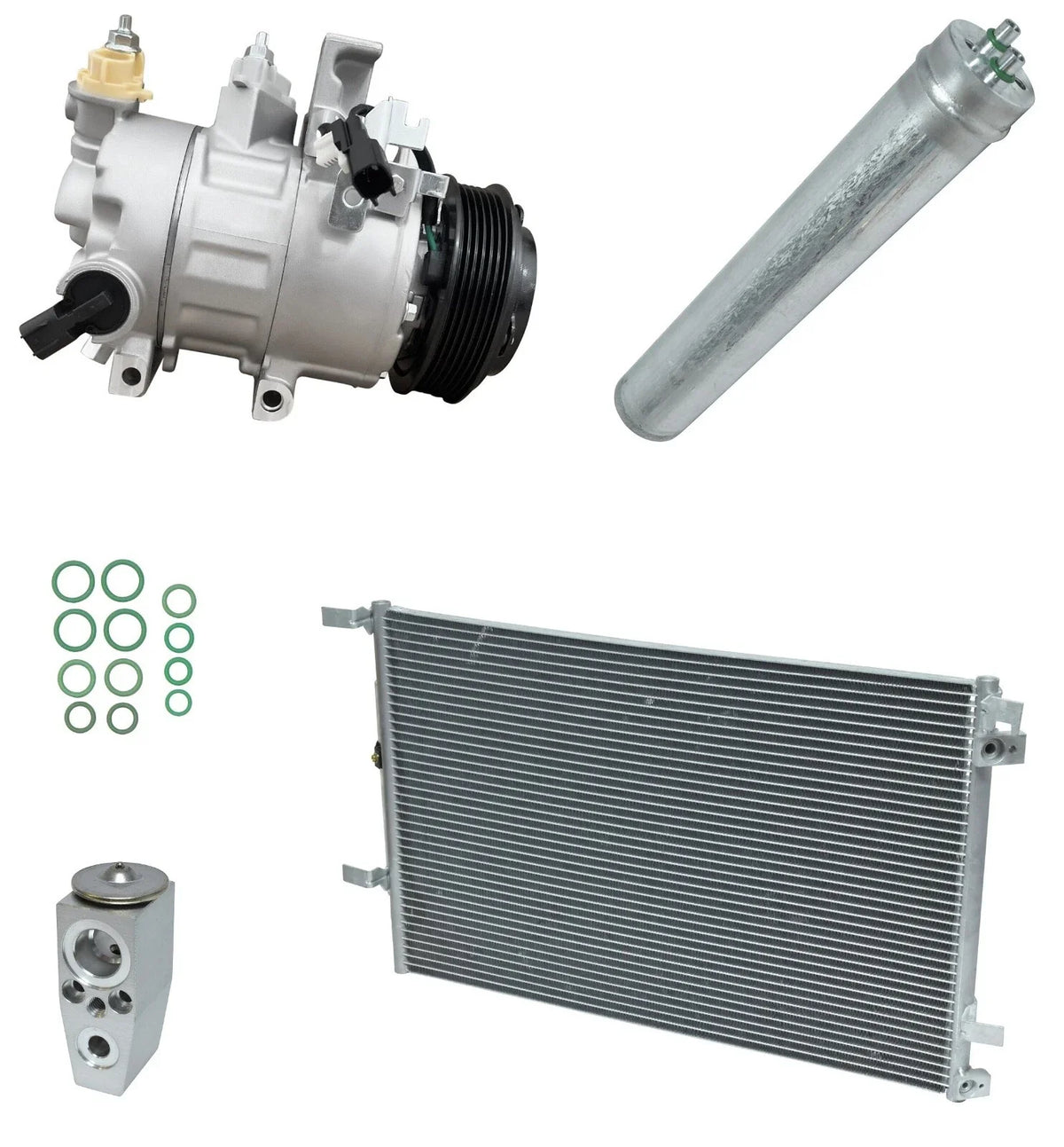 A/C Compressor Kit with Condenser for Ford Mustang 5.0L V8 (2023–2023)