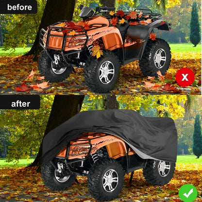 ATV Quad Cover M Size Waterproof for Polaris Kawasaki Yamaha
