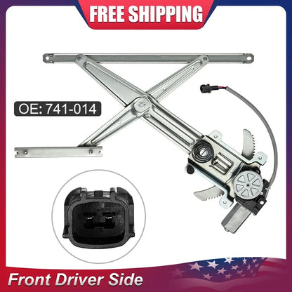 Front Left Driver Power Window Regulator w/ Motor for GMC Canyon 04-06