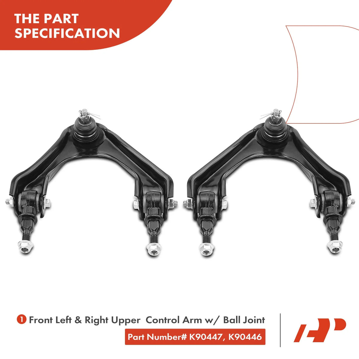 10-Piece Front Upper Control Arms for Honda Accord & Acura
