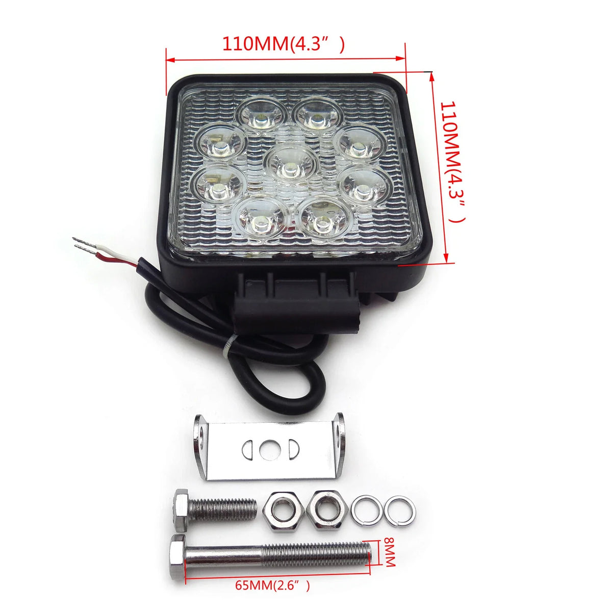 Off Road Work Light 18W 27W for SUV Car (12V/24V)