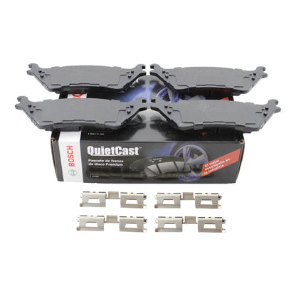 Rear Brake Pad Set BC1602 by Bosch QuietCast for Ford F-150 2004-2020