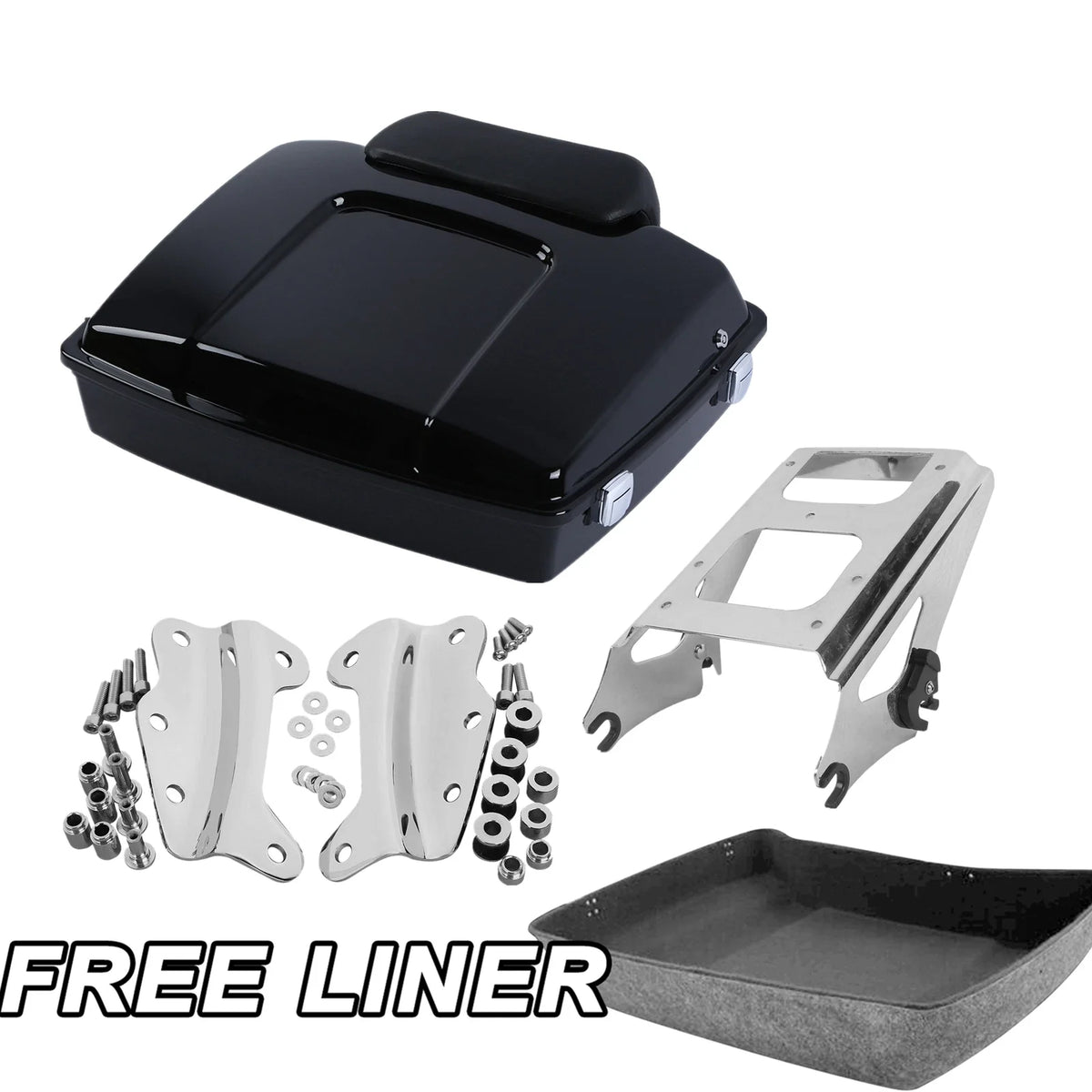 Trunk Mount Rack Docking Kit - Razor for Harley Touring 2009-2013