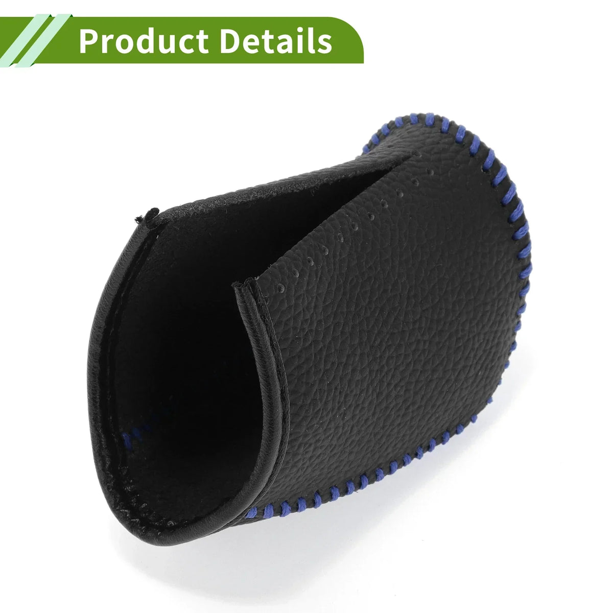 Gear Shift Knob Cover - Pebbled Black Blue for Dodge Journey 2011-2020