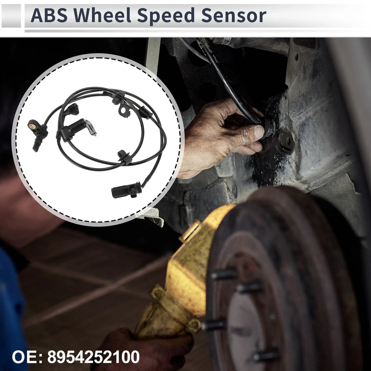 Front Right ABS Wheel Speed Sensor for Toyota Prius C (2012–2019) No. 8954252100