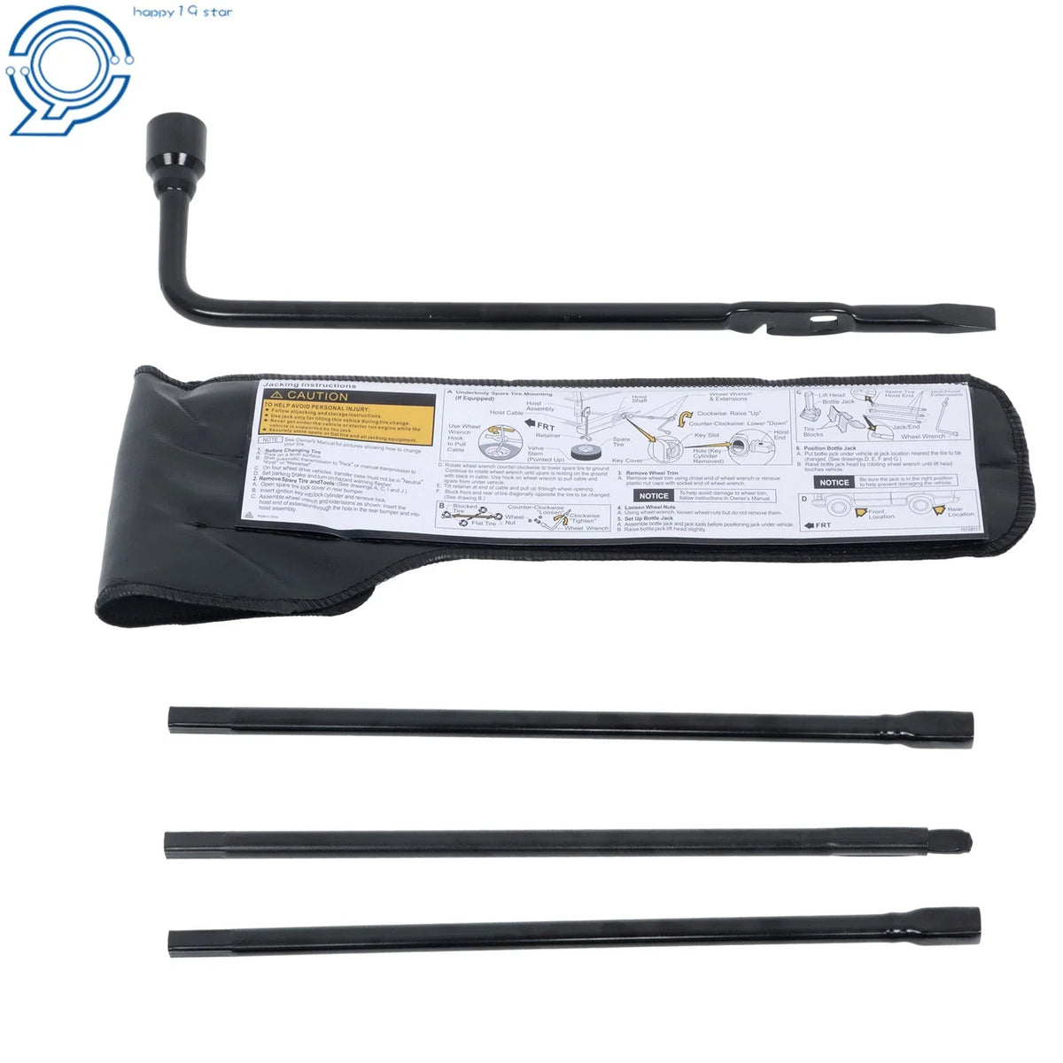Lug Wrench Tool Kit for GMC Cadillac Chevrolet