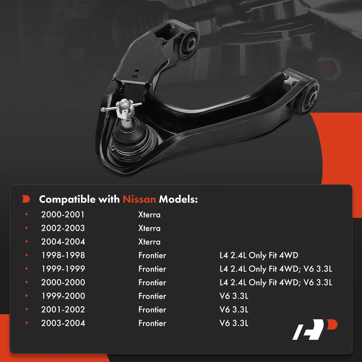Front Right Control Arm Assembly with Ball Joint for Nissan Frontier