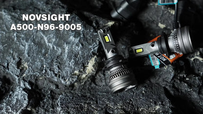 Set of 4 NOVSIGHT 9005 H11 LED Headlight Bulbs 80000LM 6500K Hi/Low Beam