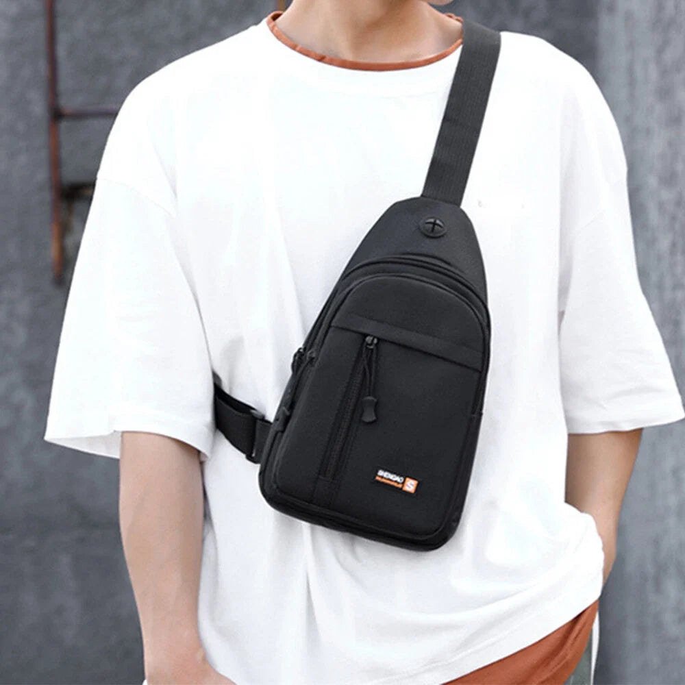 Travel Sling Bag - Tactical Design in Black