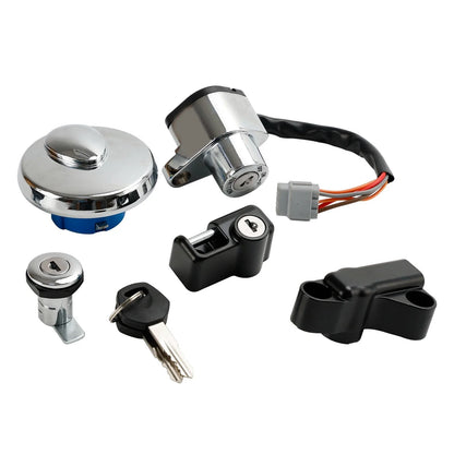 Ignition Lock Key Set, Gas Cap, Seat Lock for Suzuki Boulevard C109R VLR1800 (2008–2011)