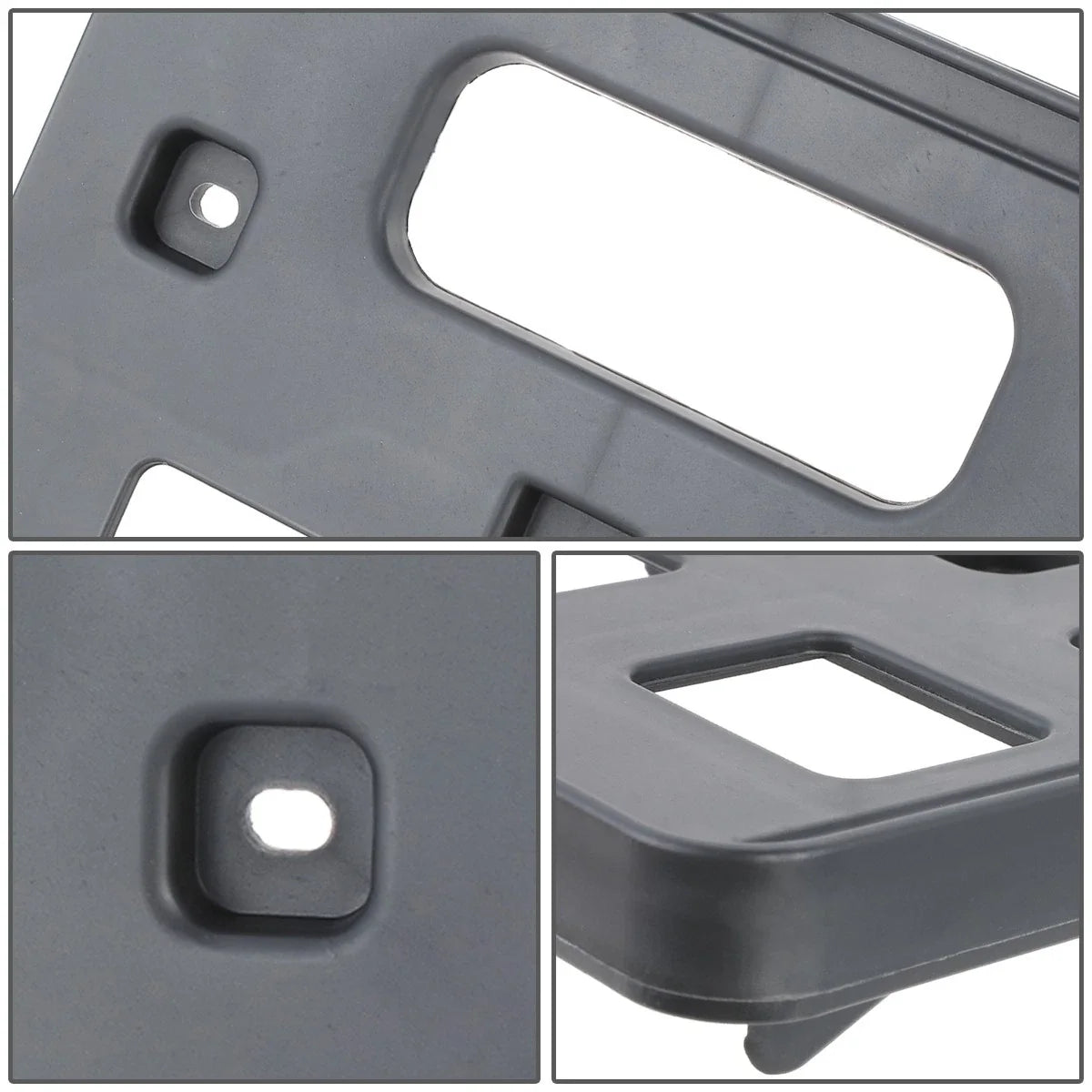 Front Bumper License Plate Holder Mounting Bracket for Honda Ridgeline (2017–2020)