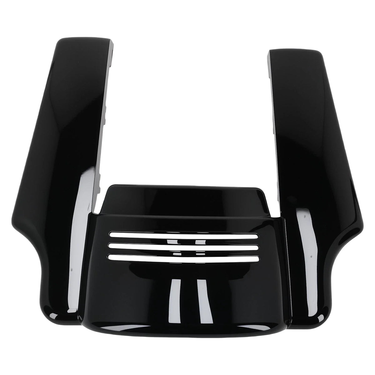 5" Stretched Black Rear Fender with Tri-Bar Lights for Harley Touring 2014-2023