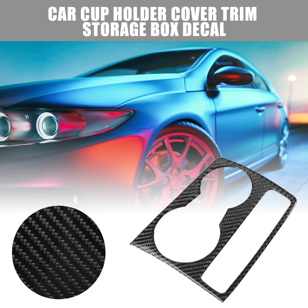 Cup Holder Cover Trim for Audi A4 B8 (2005–2015) Polyurethane