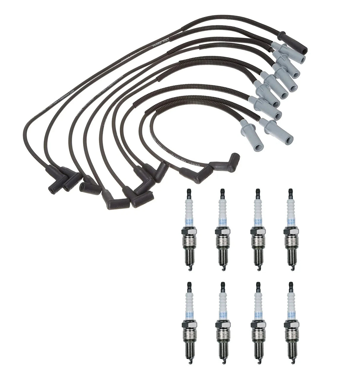 Denso 7mm & 8 Platinum TT Spark Plug Wire Set for Dodge 5.9L V8 (1998–2003)