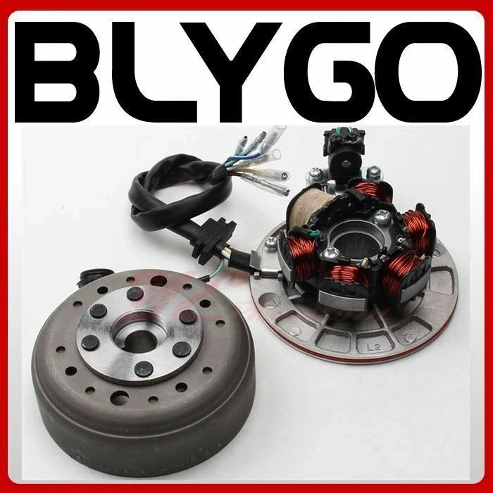 Magneto Stator + Flywheel Set for Lifan YX 140cc (Kick Start)