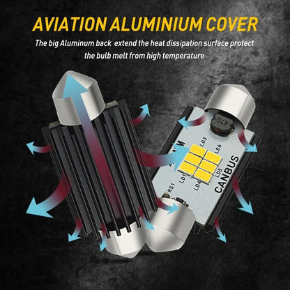 41MM Canbus LED Bulb Pair for Courtesy/Dome/Map Light (578 212-2 561)