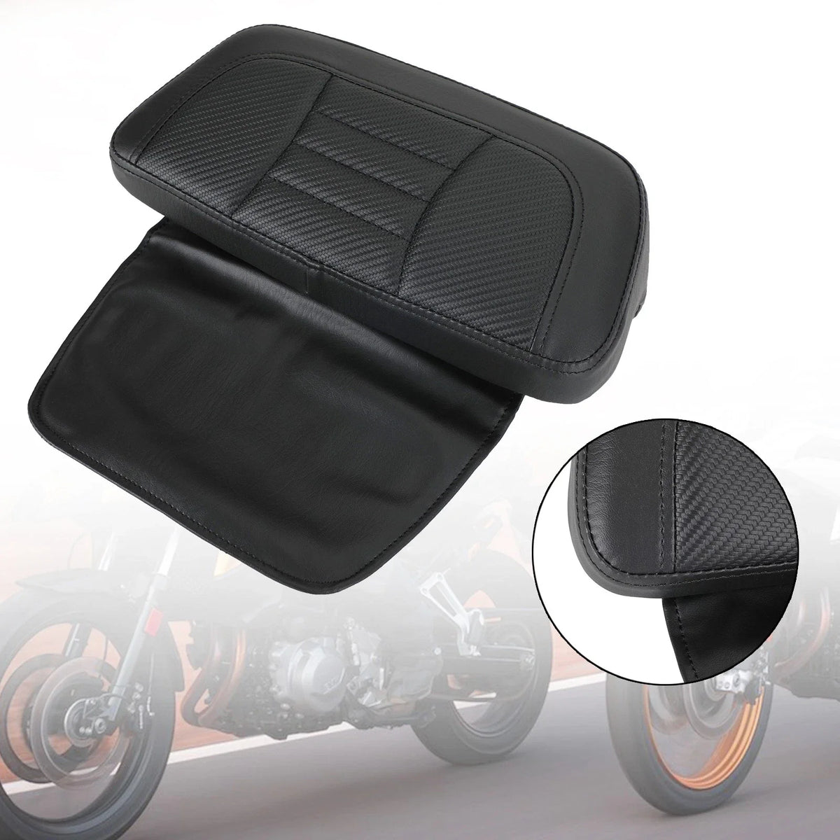 Trunk Backrest Pad for Harley Touring FL Road Glide (2014–2023)