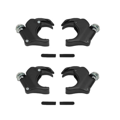 4 Clamps for Windshield on Harley Sportster Dyna V Rod Models