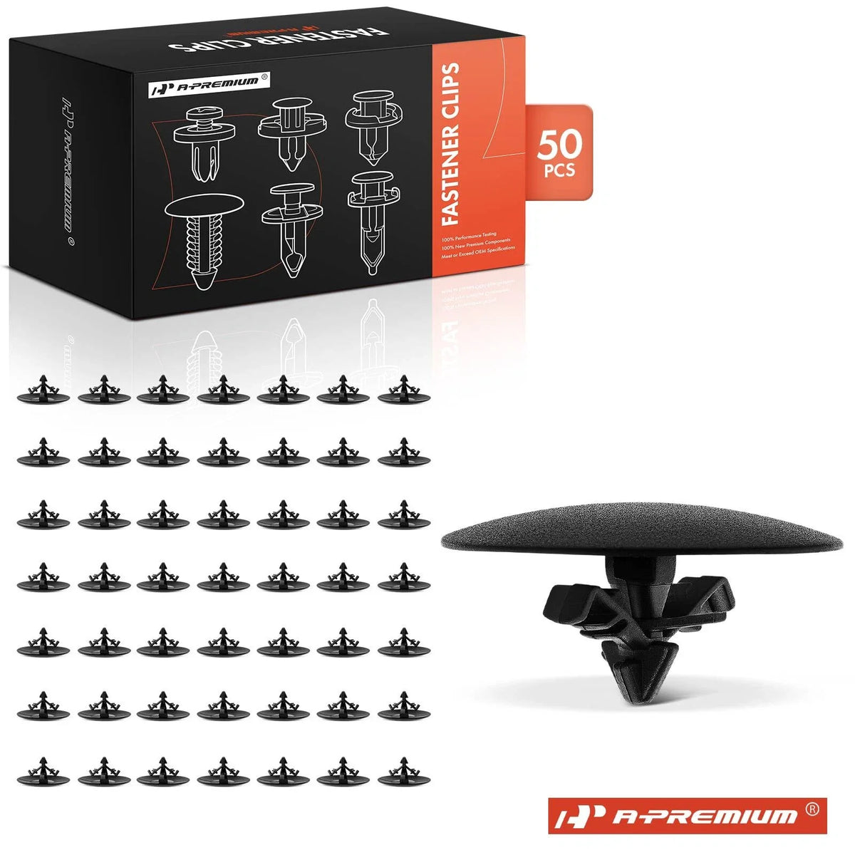 Set of 50 Hood Insulation Retainer Clips for Honda
