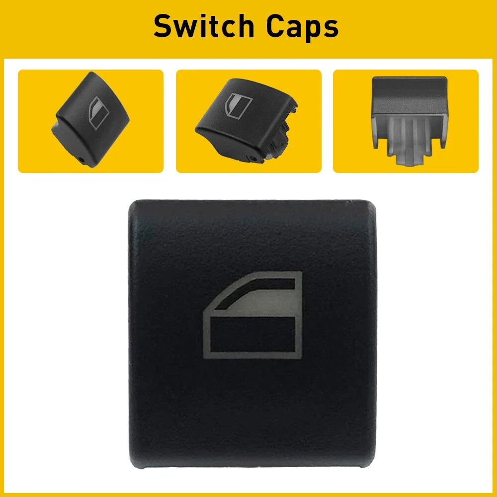 Window Switch Button Cap for BMW E46 (1998–2006)