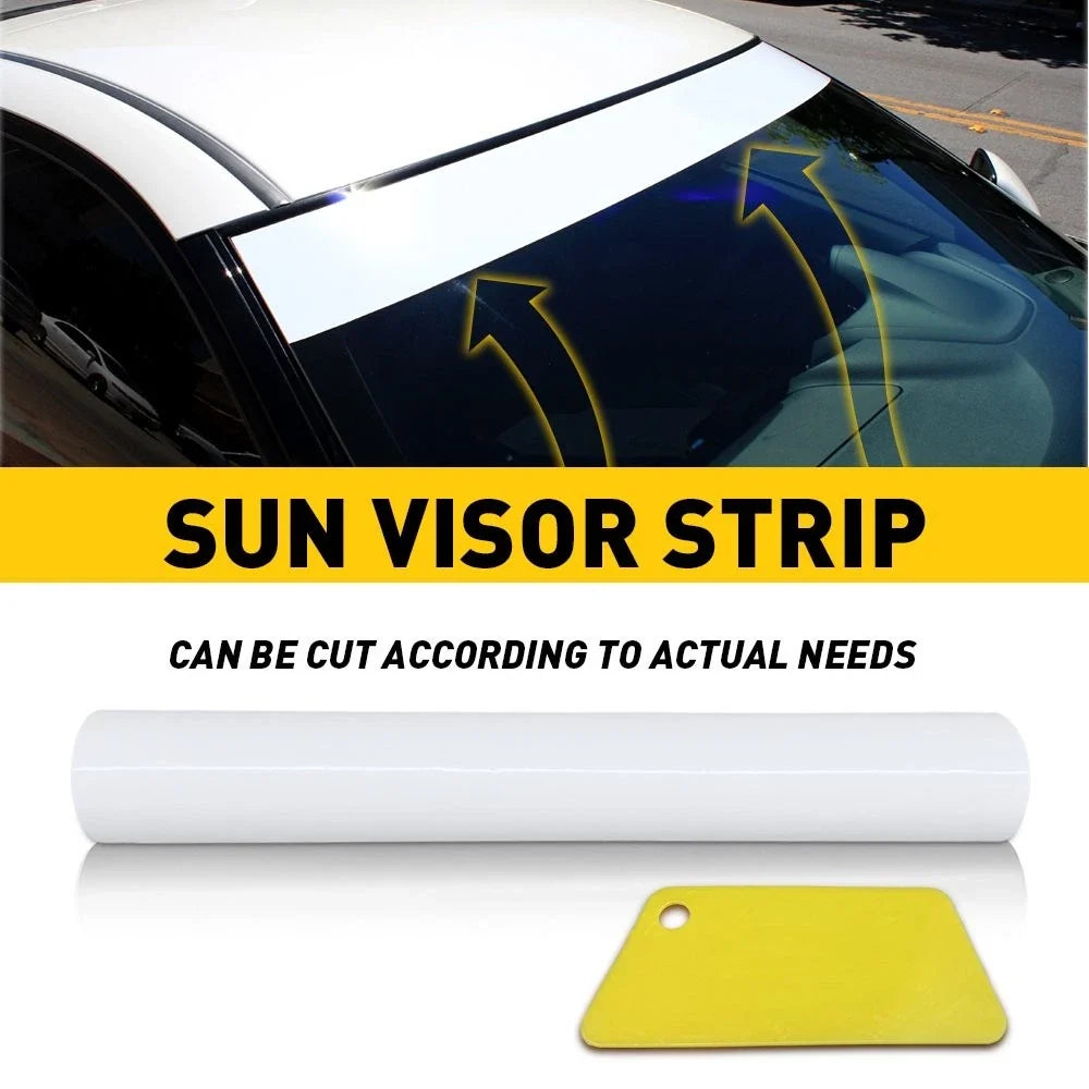 Sun Visor Vinyl Decal Strip - Toyota Hilux N70 2005-2015