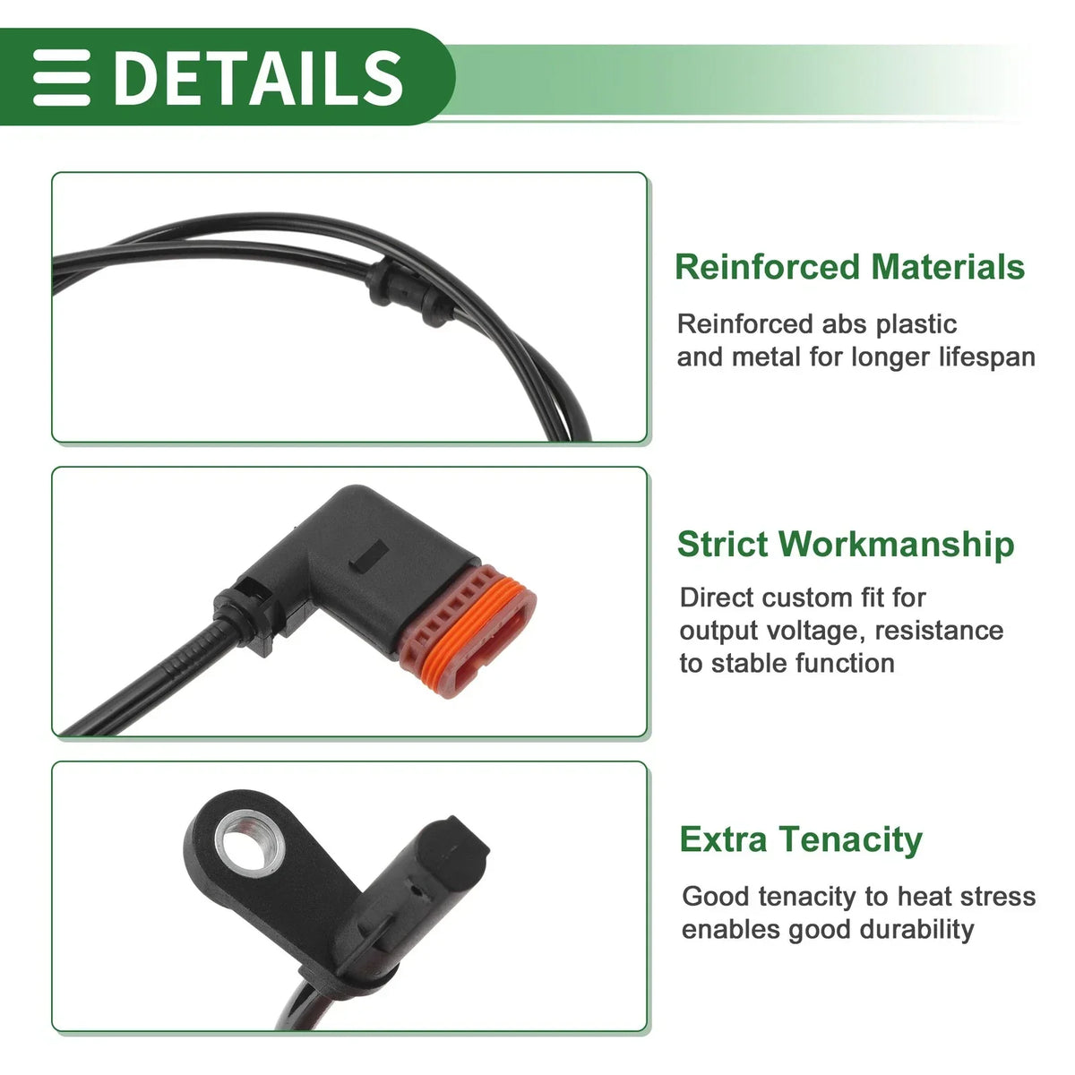 ABS Wheel Speed Sensor for 2011-2016 Mercedes-Benz E300