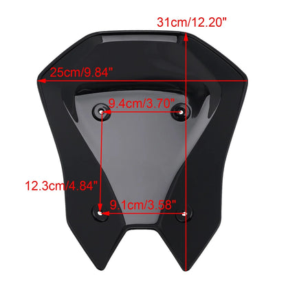 ABS Plastic Windshield for Kawasaki Z900 (2025) - Black