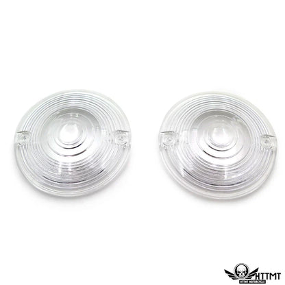 Clear Flat Turn Signal Lens Covers for Road King/Road Glide 1986-2012