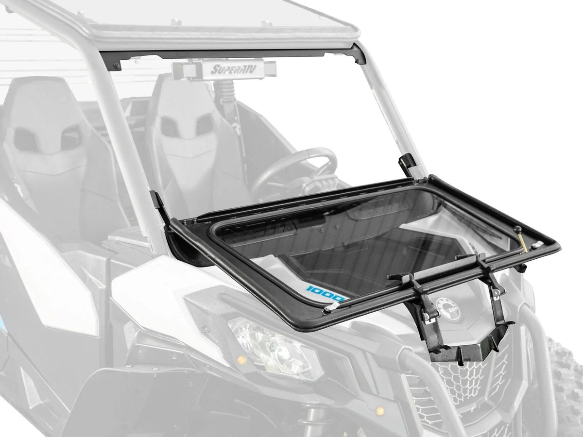 Flip Down Glass Windshield for Maverick Trail 2018-2023 Can-Am