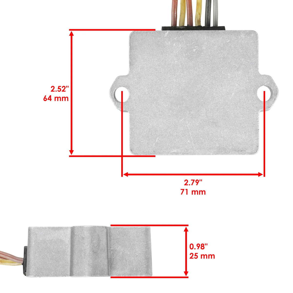 Voltage Regulator Rectifier for Mercury Marine 60HP 4-Stroke (2004–2006)