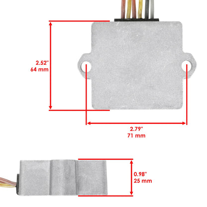 Voltage Regulator Rectifier for Mercury Marine 60HP 4-Stroke (2004–2006)