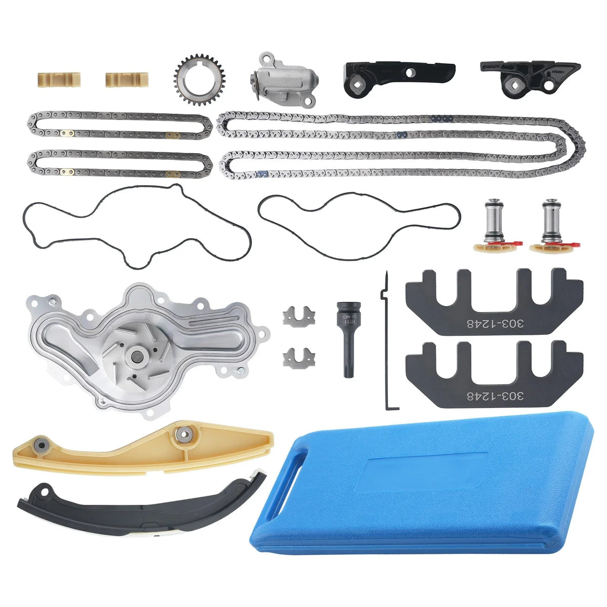 Water Pump & Timing Chain Engine Rebuild Kit for Ford Flex 2009-2019