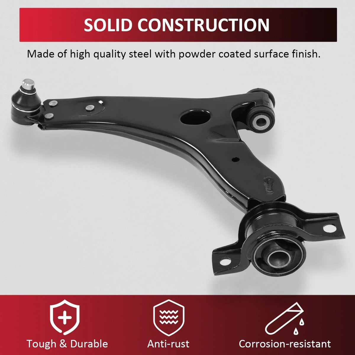 Front Left Control Arm Assembly w/ Ball Joints for Ford Focus (2006-2011)