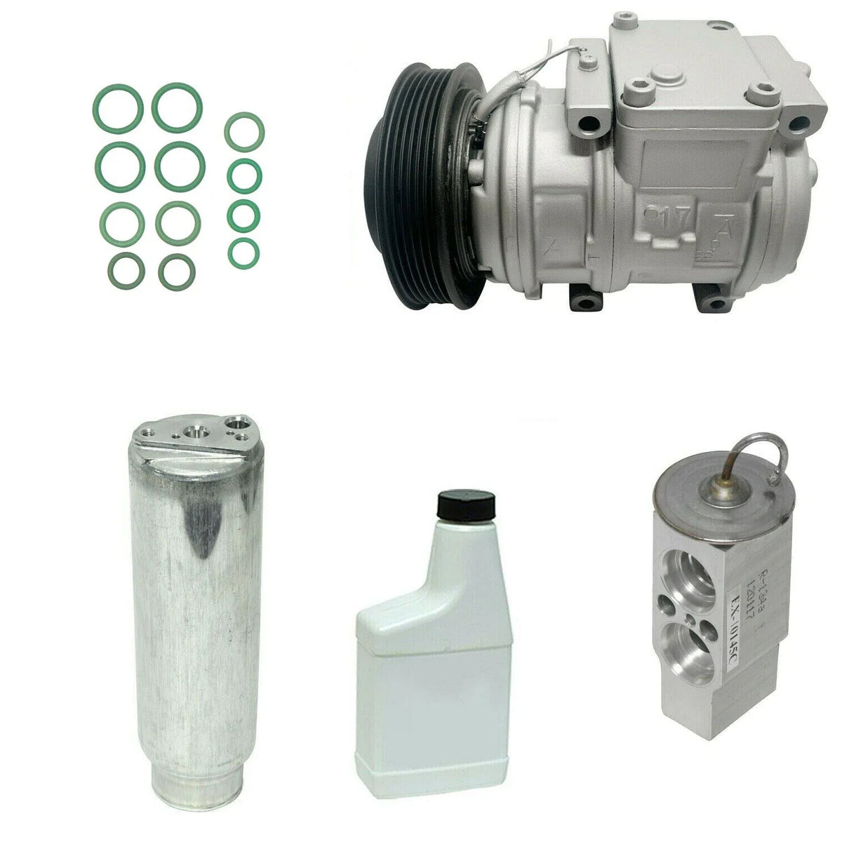 AC Compressor Kit with Rear AC for Honda Odyssey (1995–1998)