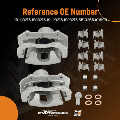 Front Brake Caliper Kit for Suzuki Grand Vitara 2006 to 2013 - Left & Right