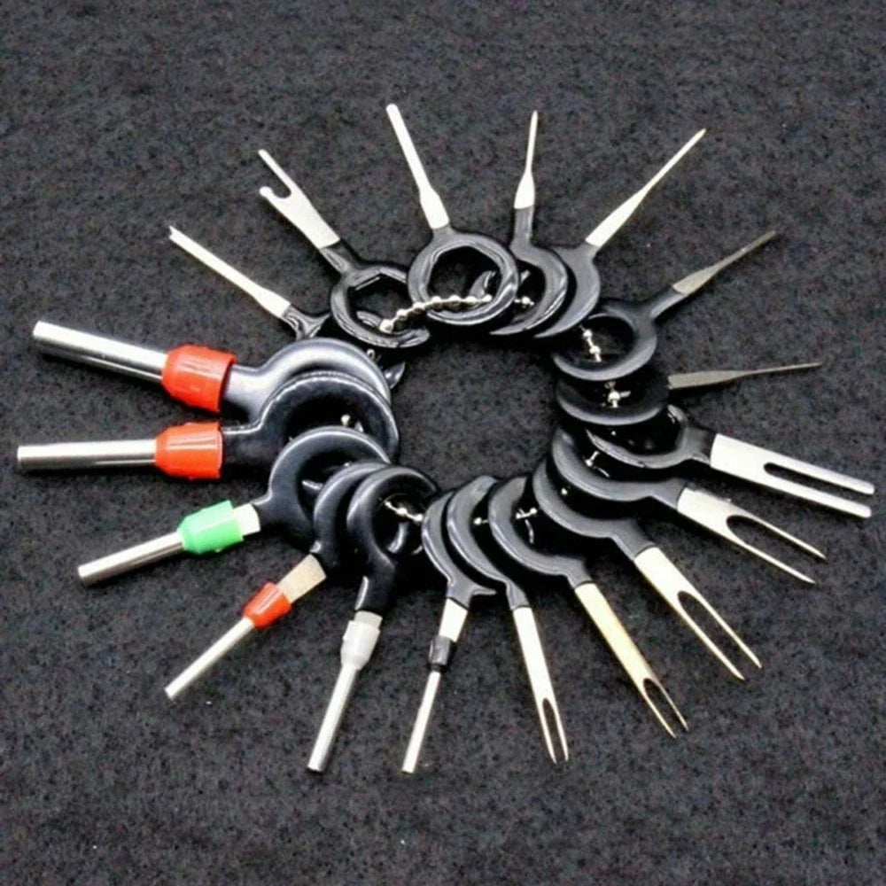 18pcs Wire Terminal Removal Tools for Car Electrical Wiring Crimp Connector Kit
