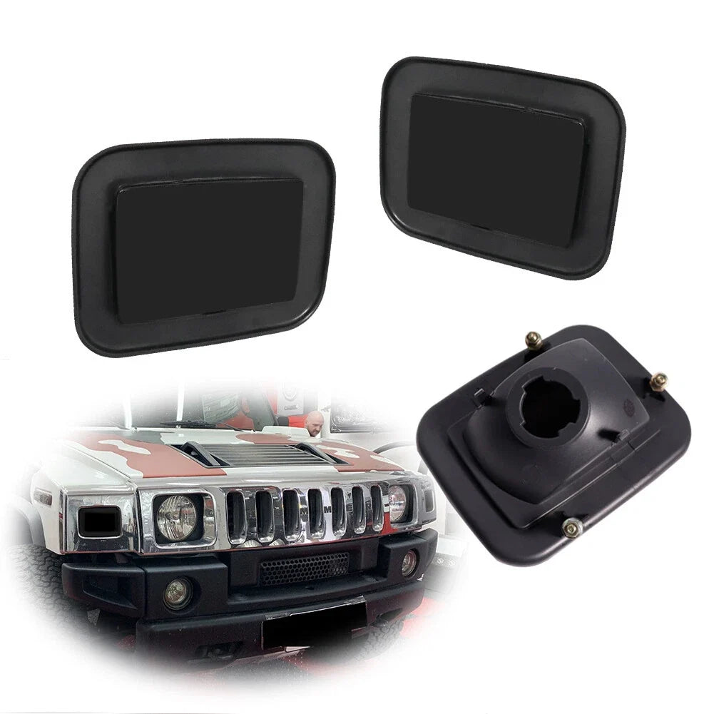 2X Front Smoked Lens Parking Signal Lights for Hummer H2