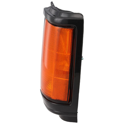 Corner Light for Dodge Ram 50 (1987–1993) Driver Side Black Trim with Bulb