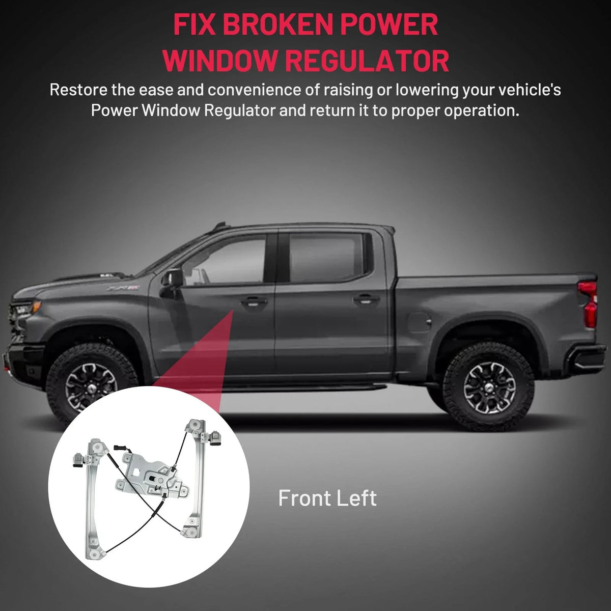Power Window Motor and Regulator for GMC Terrain 2012-2017