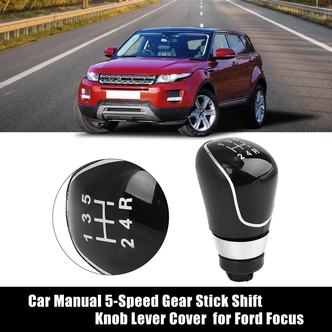 5-Speed Gear Shift Knob Cover for Ford Focus (2008–2011)