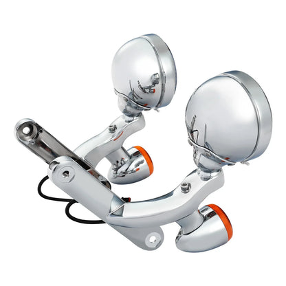 2-Pack LED Fog Light Brackets for Harley Road King 1994-2023