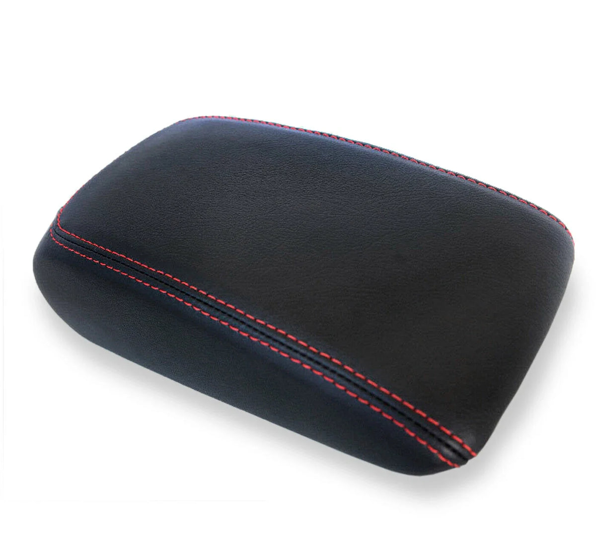 Center Console Lid Armrest Cover for Audi A3 (2015–2020) Red Stitch