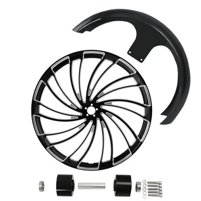 26" Dual Disc Hub Front Wheel Rim for Harley Road Glide (1997–2021)