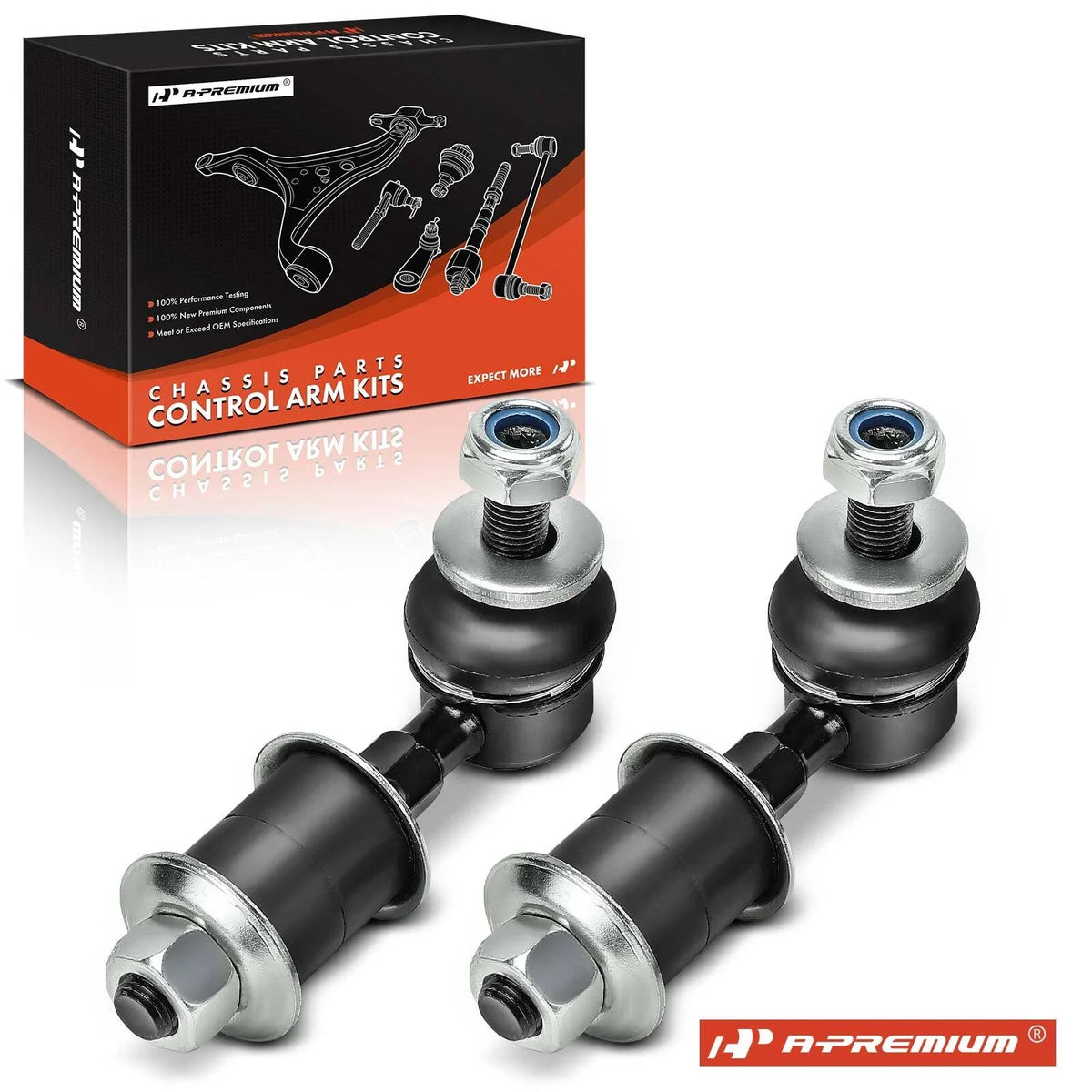 2X Front Sway Bar Link for Nissan Stanza 1986–1992, 300ZX 1988–1989