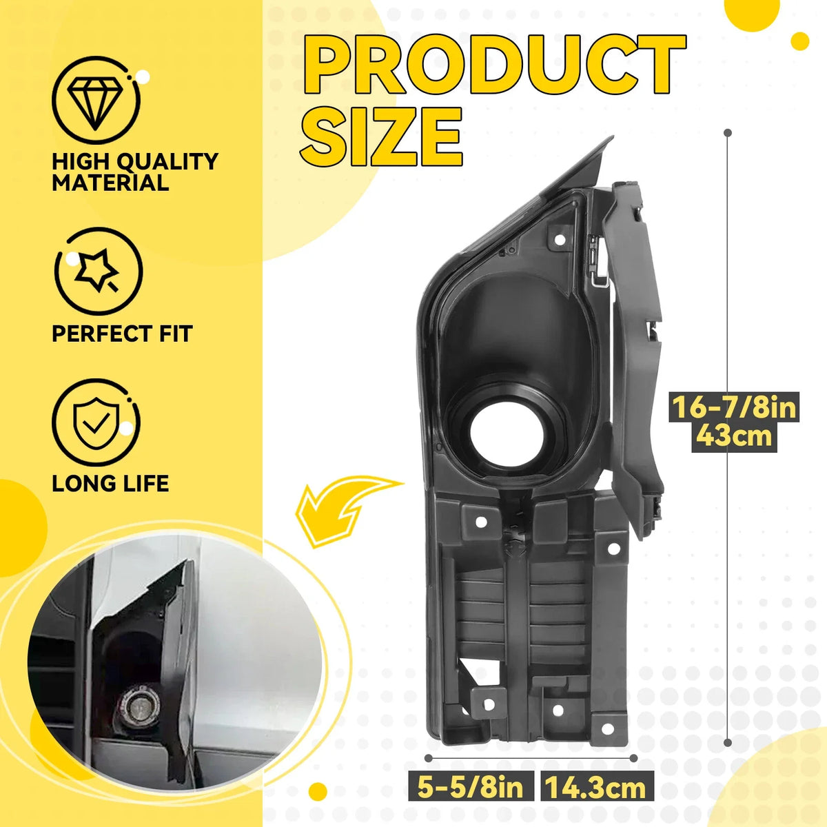 Pocket Hinge for Fuel Filler Door - Ford Transit Van 2015-2023