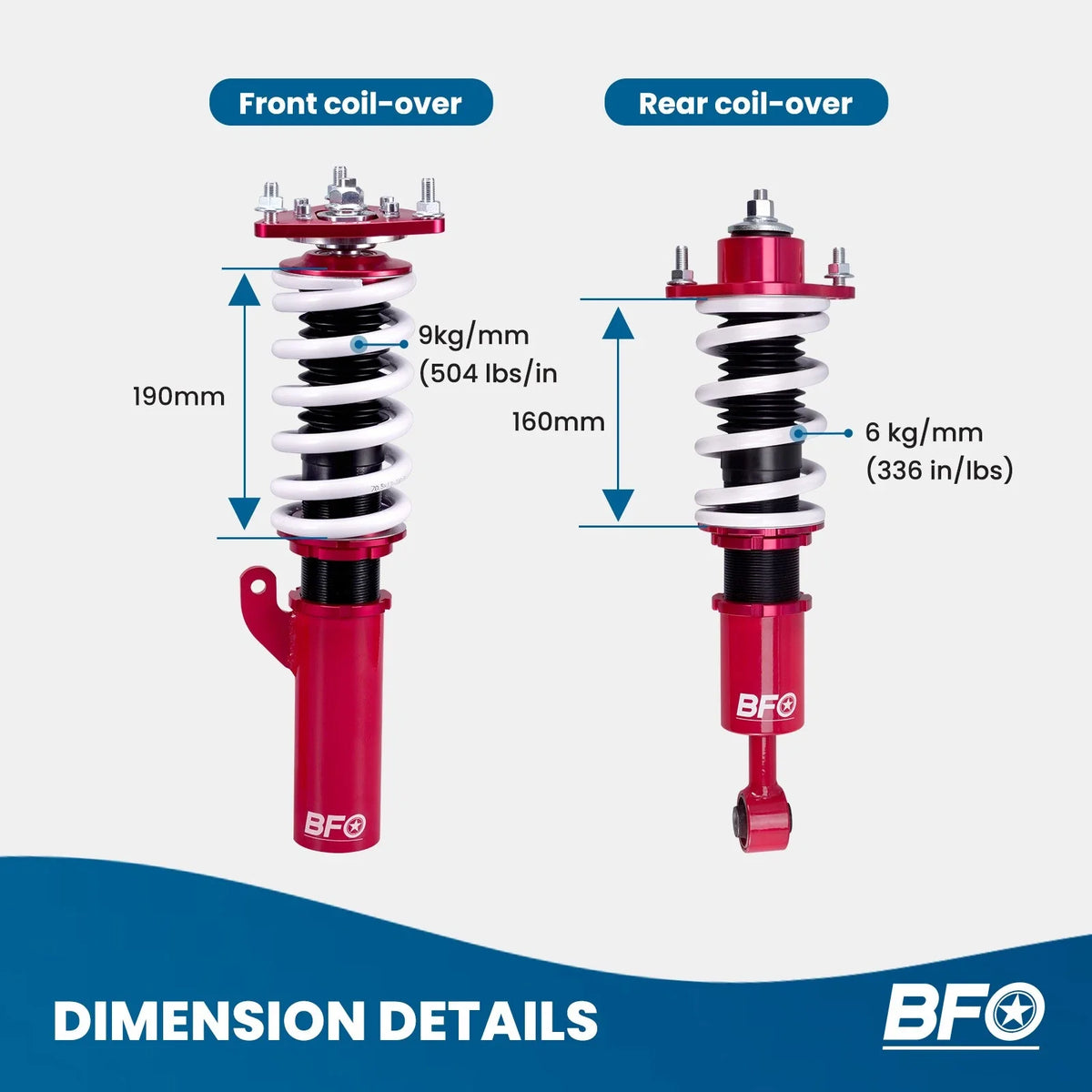 Coilovers Lowering Kit for Mitsubishi Lancer ES (2008-2016)