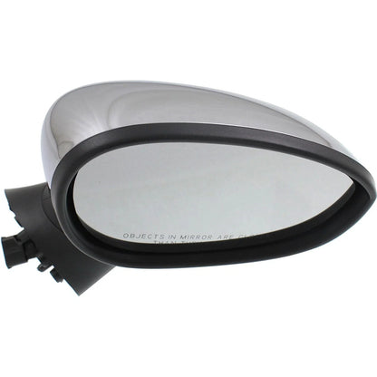 Chrome Manual Fold Power Mirror for Right Side Fiat 500 (2012-2018)