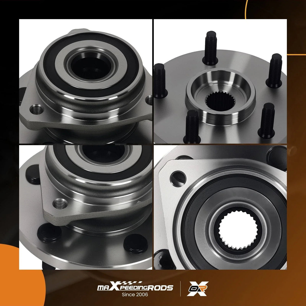 5-Lug Front Hub & Assembly for Jeep Grand Cherokee 1999–2004