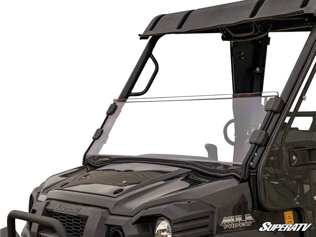 Clear Half Windshield for Kawasaki Mule Pro 2015 to 2023