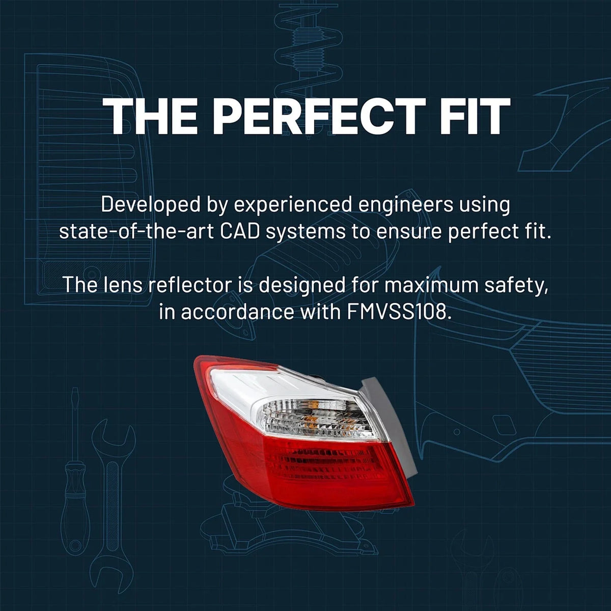 Outer Tail Light for 2002-2003 Lexus IS300 Passenger Side